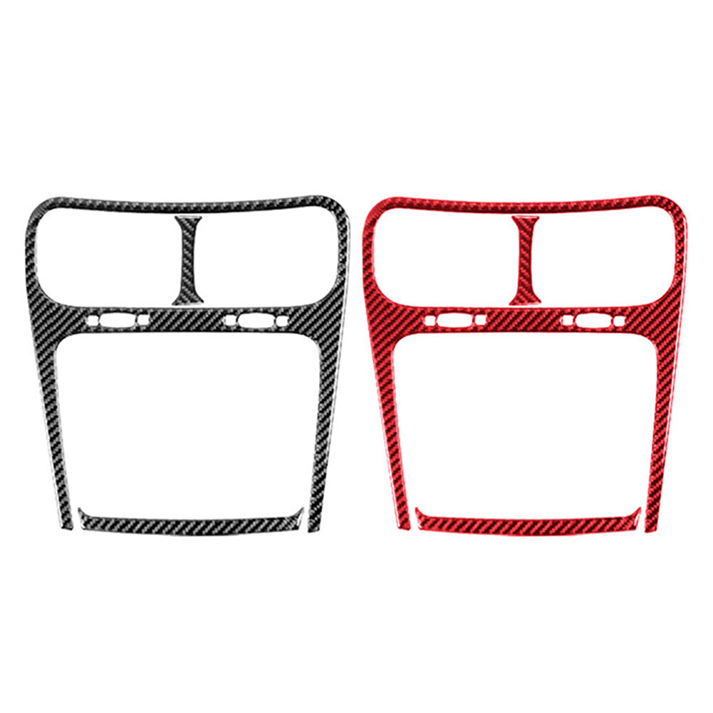 Carbon Fiber Central Console Touch Screen Cover Trim for Dodge Journey 2011-2018
