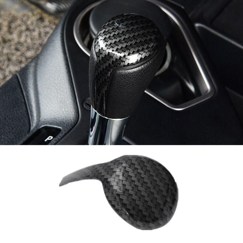 For 2013-2018 for Toyota RAV4 Carbon Fiber Styling Inner Gear Shift Knob Cover Trim