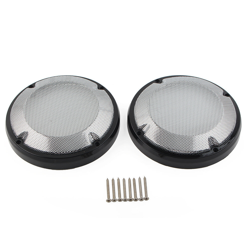 6.5 Saddlebag Lid Speaker Grill Cover for Harley Touring Electra Gliber
