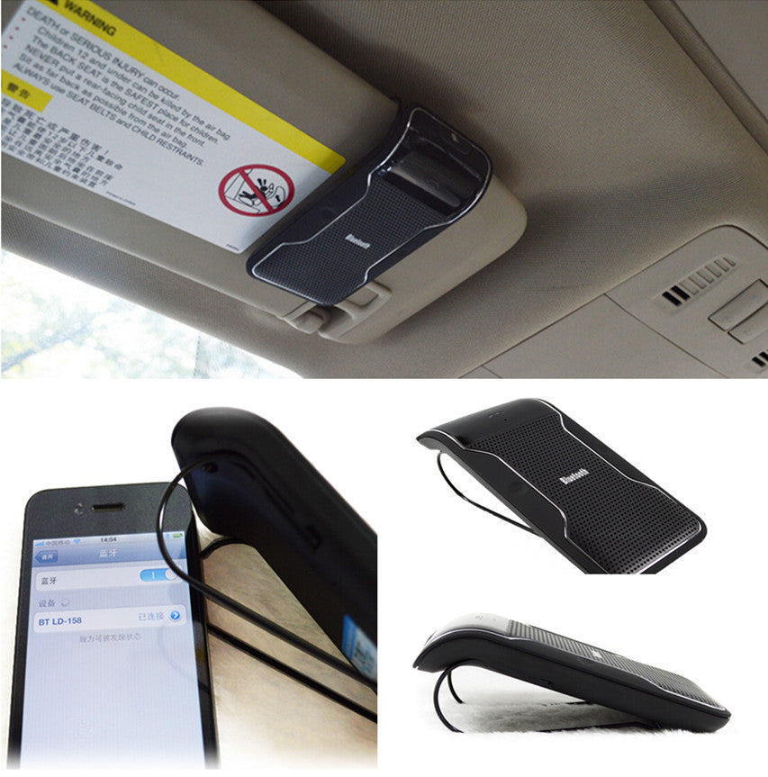 Wireless Bluetooth Handsfree Charger Speakerphone Phones Speaker Car Sun