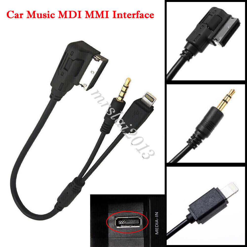 for Mercedes for Benz To Music Interface Charge Adapter Audio USB AUX AMI Cable