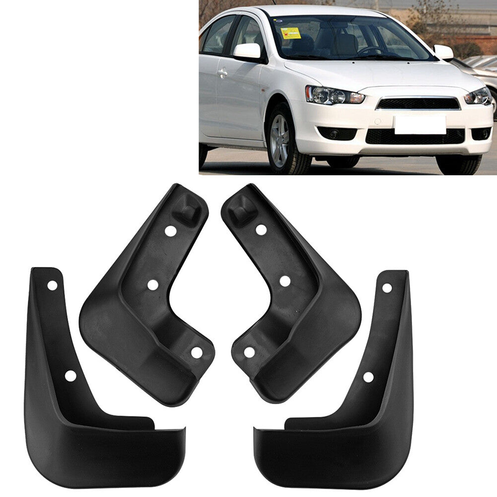 Set Mud Flaps Splash Guards Mudguards Fit for Mitsubishi Lancer 4-Door Sedan 09-2011