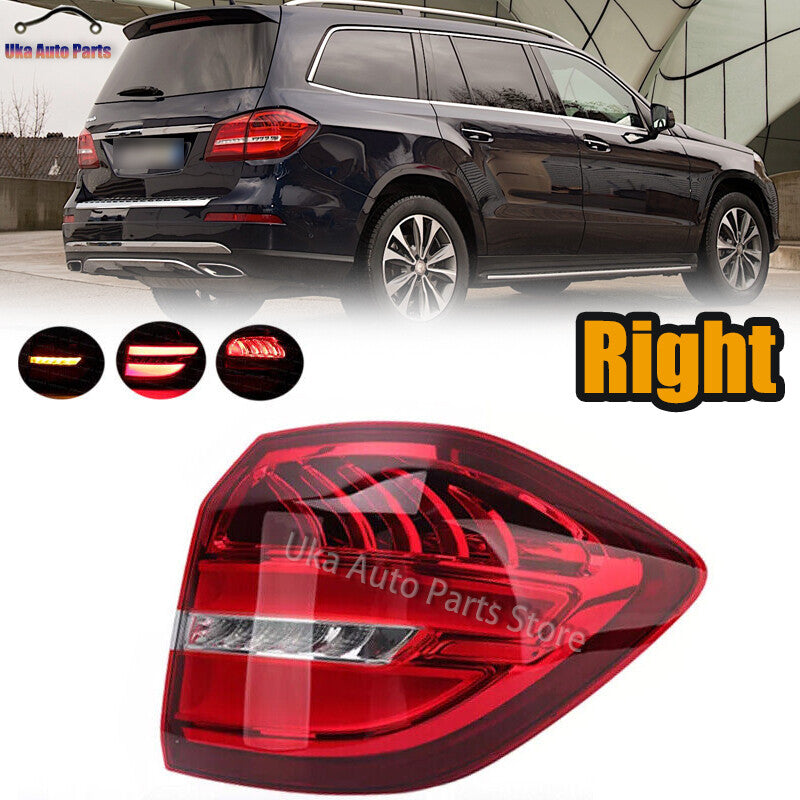 Right LED Tail Light Rear Brake Lamp for Mercedes-Benz GLS CLASS X166 2016-2019