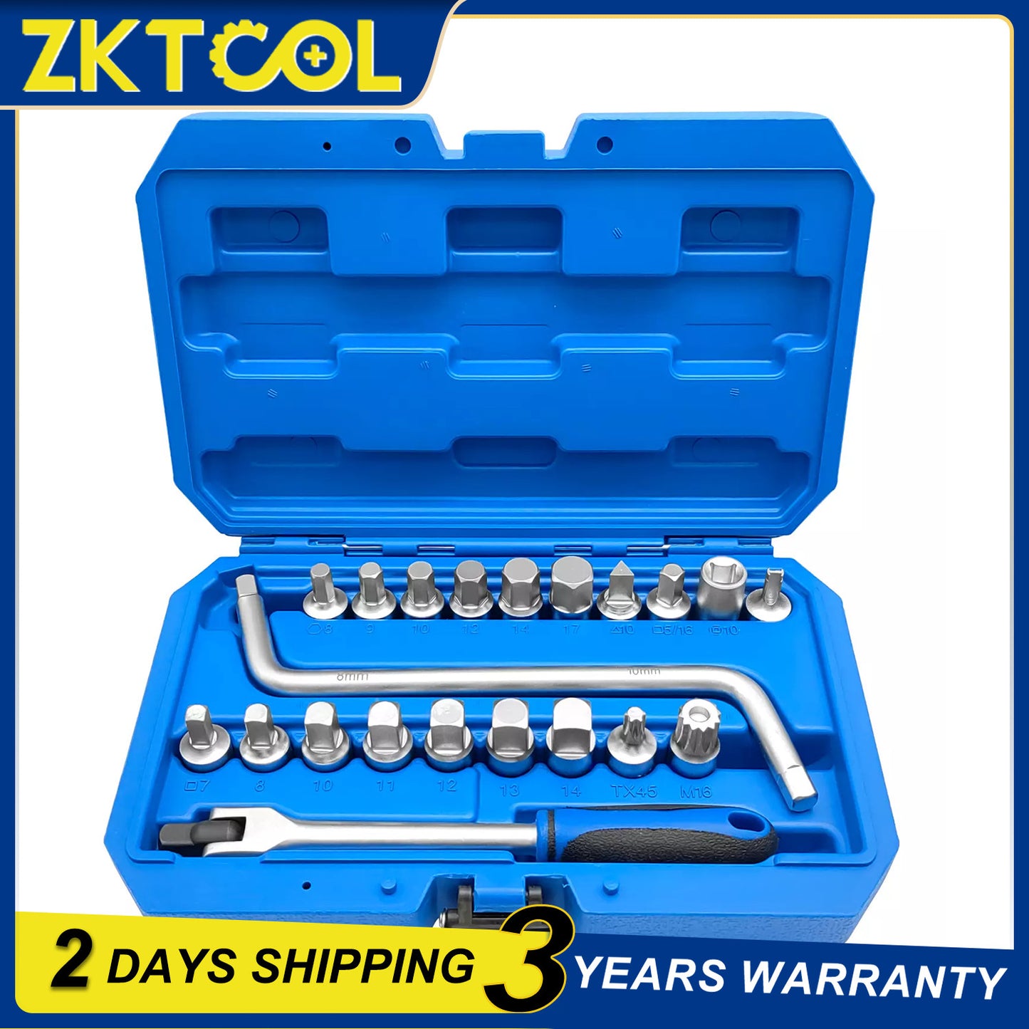 21PCS Car Oil Pan Tool with Screw Transmission Drain and Plug Wrench Fixing Tool