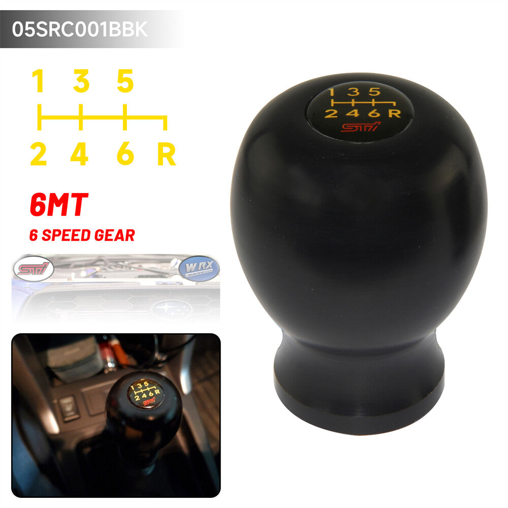 Shift Knob STI 6MT Gear Knob for Subaru WRX Impreza Legacy GDA GDB GC8 M121.25