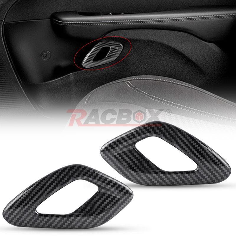 Carbon Fiber Inner Door Handle Cover Trim fit for Dodge for Challenger 2015-2021