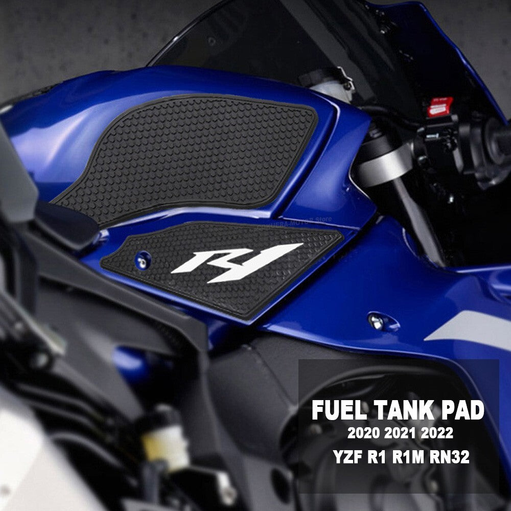 Fuel Tank Traction Side Pad Knee Grip Protector for YAMAHA YZF R1 R1M RN32 20-22