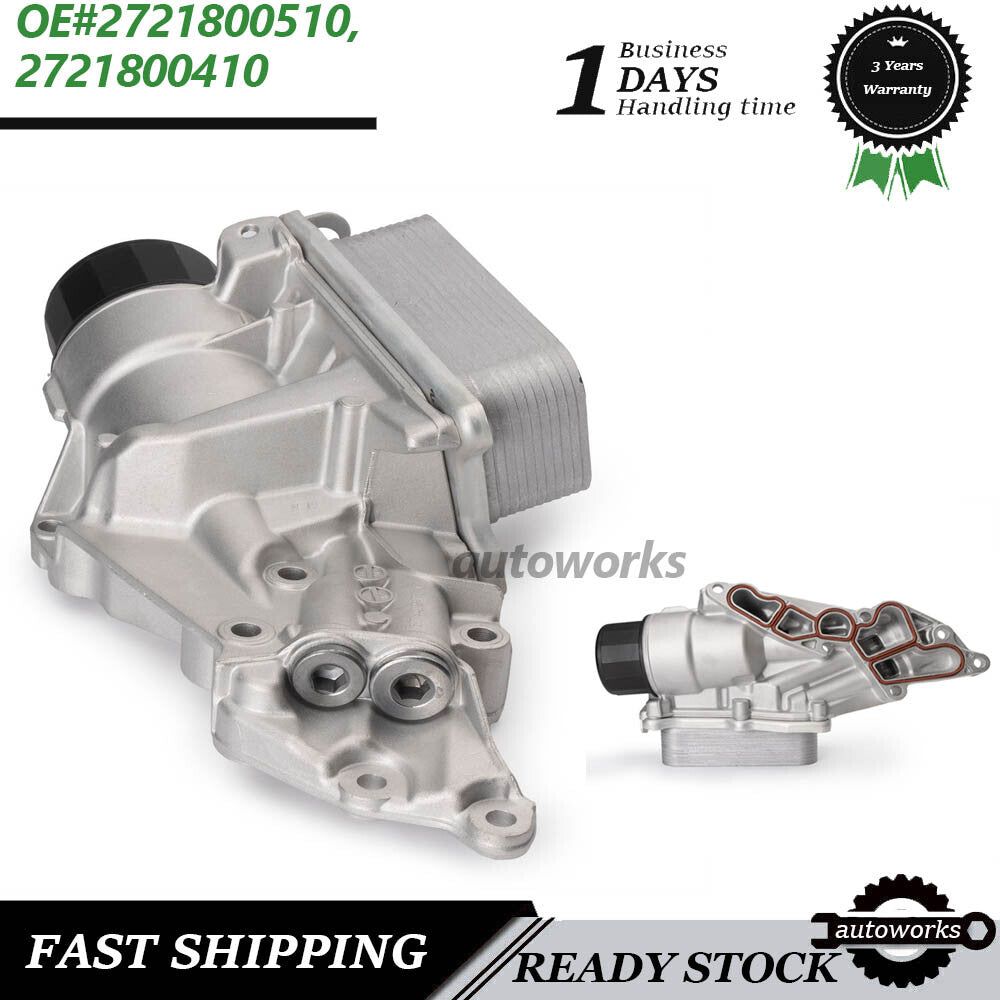 for Mercedes-Benz W463 X164 W164 W203 C230 Oil Filter Housing W/Oil Cooler 06-12