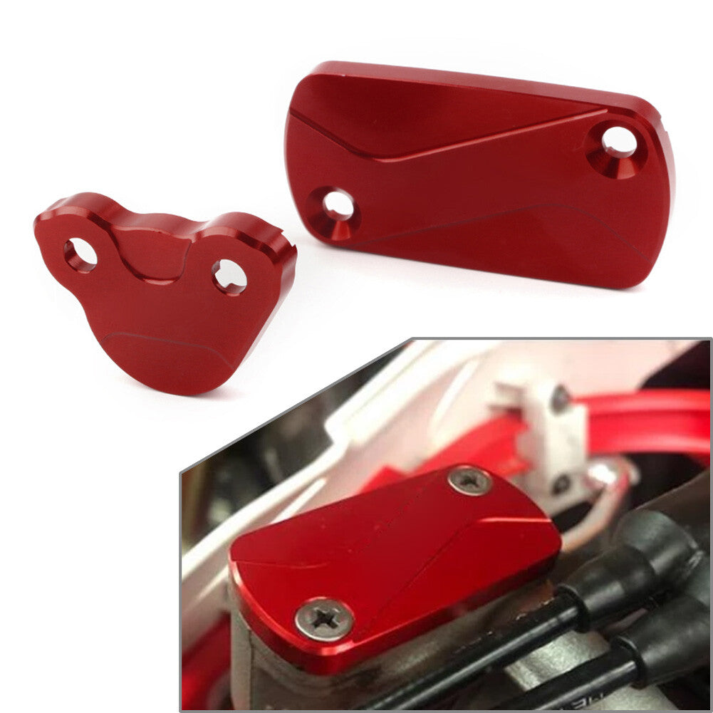 for Honda CR125R CR250R CRF250R/X CRF450R Front Rear Brake Reservoir Fluid Cover