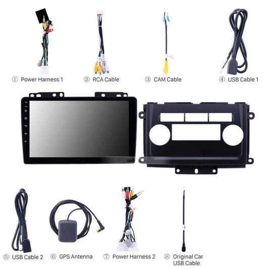 9 Android 10 Radio Stereo Player Fit For 09-12 for Nissan Frontier/ Xterra GPS Navi