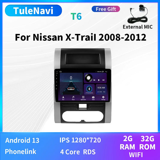 Android Radio for Nissan for X-Trail XTrail T32 T31 Car Multimedia Player CarPlay