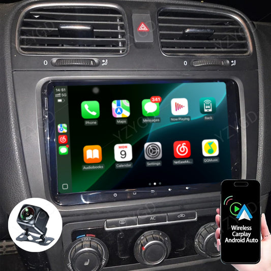 for Volkswagen for Jetta 2006-2015 Stereo Android Auto Carplay Car Radio GPS Screen
