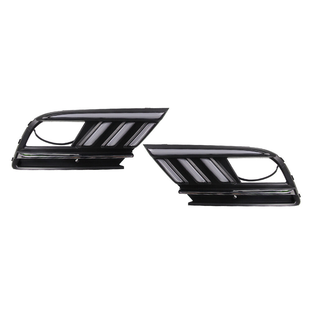 LED Daytime Running Lights DRL Driving Fog Light for VW for Jetta MK7 2016-18 17 18