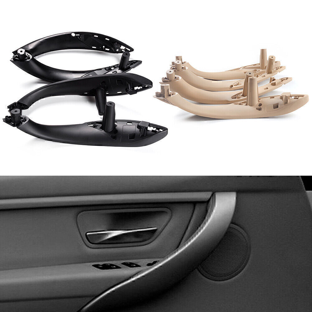 Inner Door Panel Handle Pull Trim Cover FL for BMW 3Series F30 12-17 Black