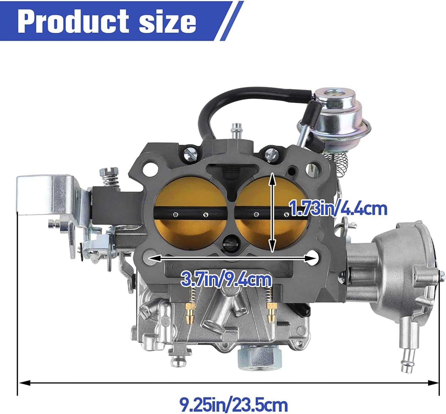 2 Barrel Carburetor For Rochester 2GC for Chevy 5.7L 350 6.6L 400 Large Base Engines
