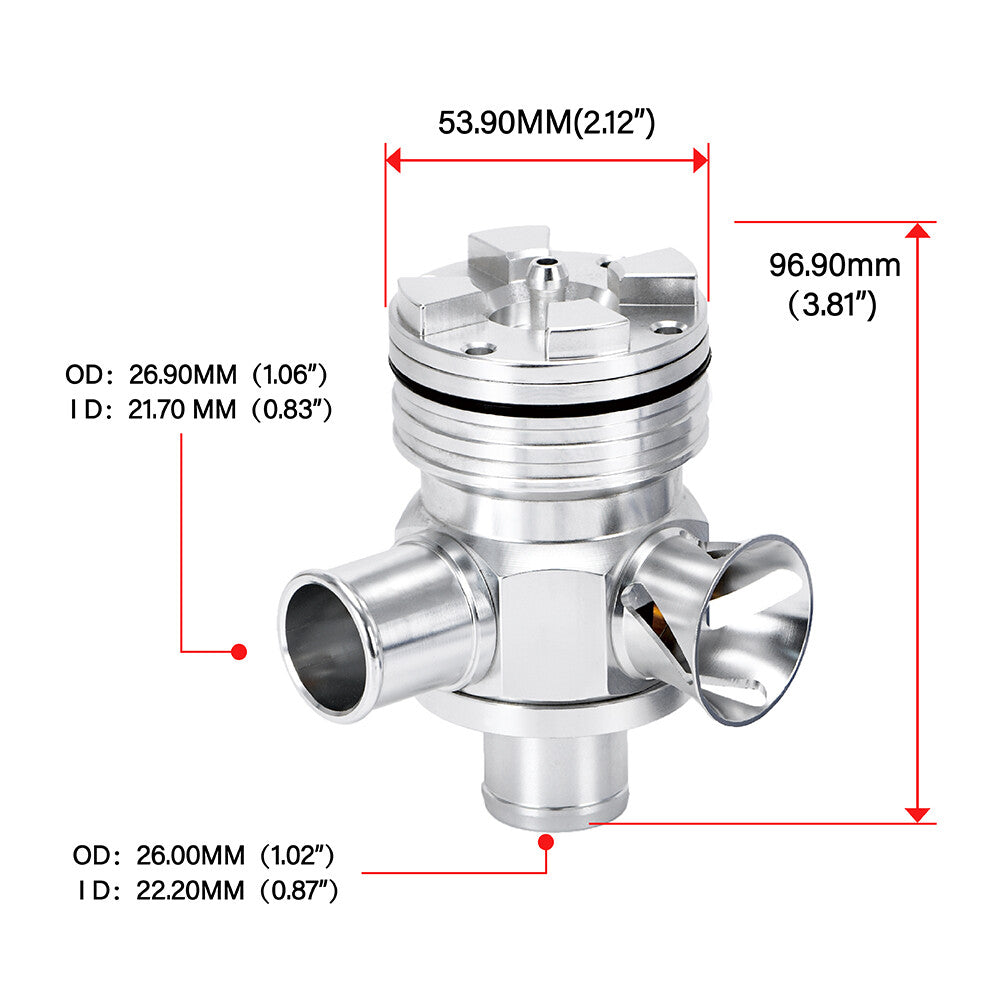 For 1.8T 2.7T Diverter Valve for VW for Audi BOV Splitter Diverter Turbo Blow off Valve