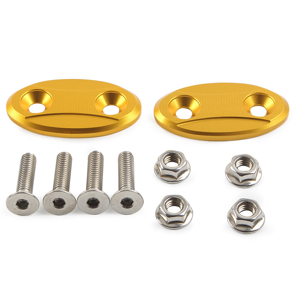 Paar R¨¹ckspiegel Block Off Base Plates Abdeckung F¨¹r for BMW S1000RR 2009-2018 Gold