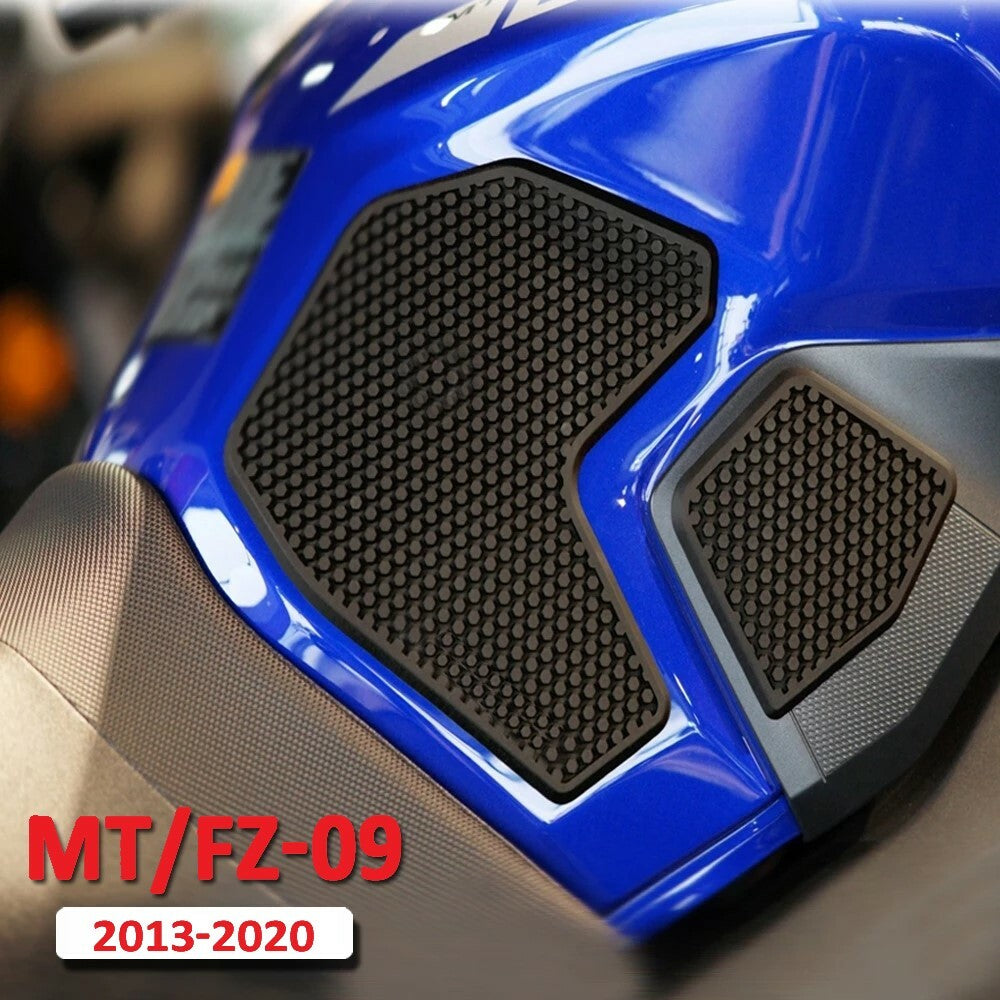 Fit for Yamaha MT-09 FZ09 Non-slip Side Fuel Tank Pads Protector Stickers Decal