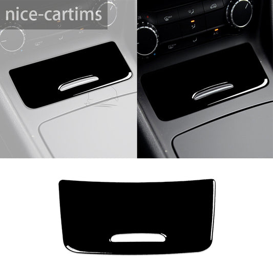 Gloss Black Console Cigarette Lighter Trim for Benz A GLA CLA Class W176 2013-19