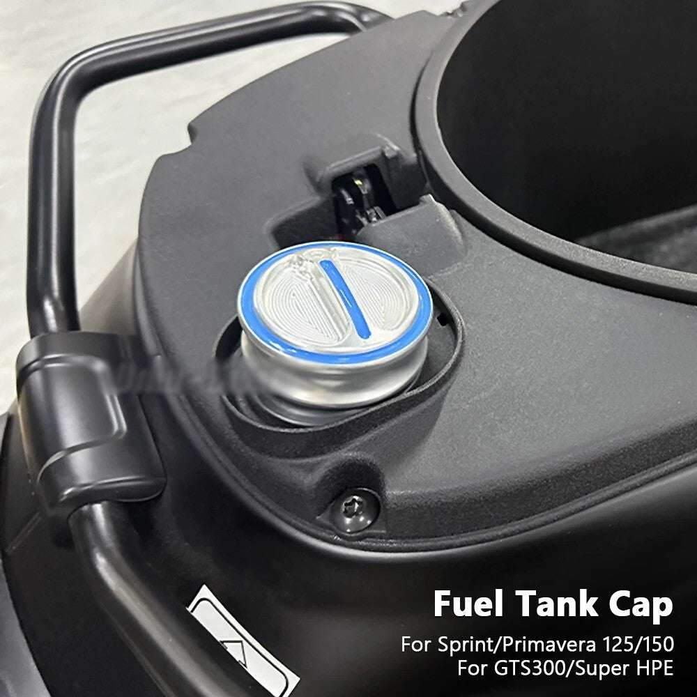 For Vespa Primavera Sprint 150 125 GTS 300 Super HPE Fuel Gas Tank Cap Oil Cover