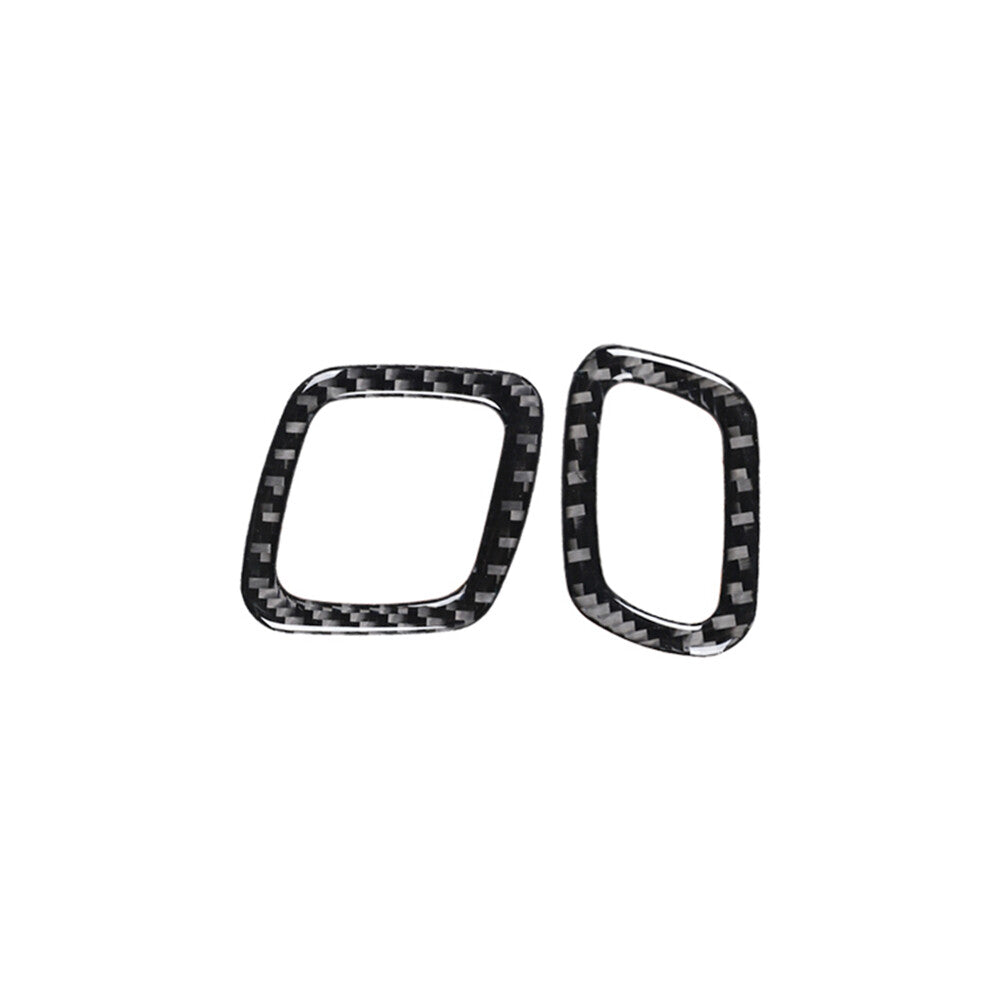 for Ford for Mustang Mach-E 2021-2022 2Pcs Door Lock Button Frame Panel Trim Cover