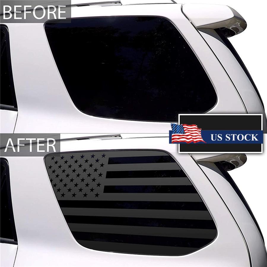 Car American Flag Window Decal Sticker Fits For 2010-2022 for Toyota for 4RUNNER
