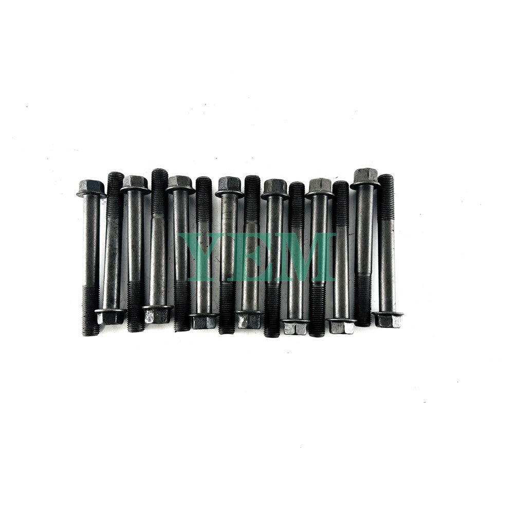 1 Set Engine Head Bolt 14pcs For Yanmar 3TNV76 Engine 3TNV76 Cylinder Head Bolt