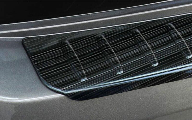 1X Black Steel Rear Bumper Protector Sill Plate for Nissan Armada Patrol 2017-20