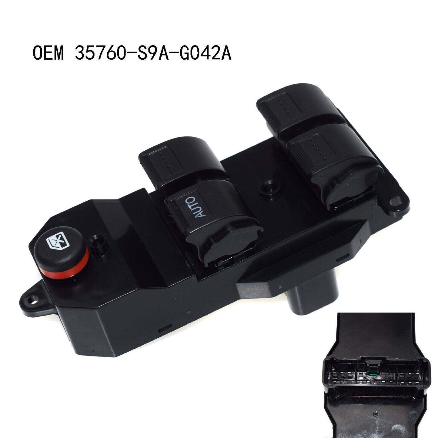 for Honda CRV CR-V 2.4LCivic 1.7L 35760-S9A-G042A Front Left Power Window Switch