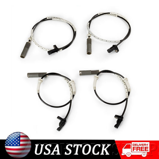 4-piece ABS wheel speed sensor front and rear LR for BMW 135i, 335i, 335is, 328i, 335d 3.0L