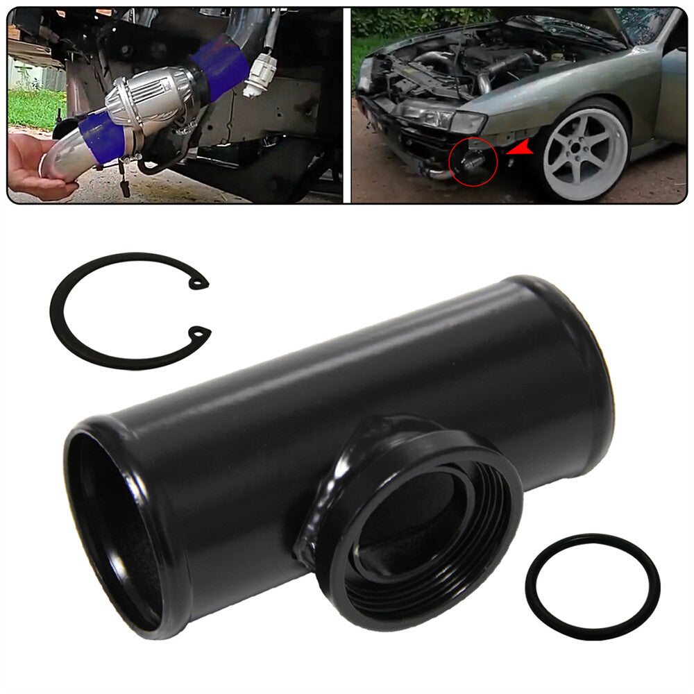 2.5 63MM Flange Adapter Piping SSQV SQV BOV Blow Off Valve Tube Pipe Black