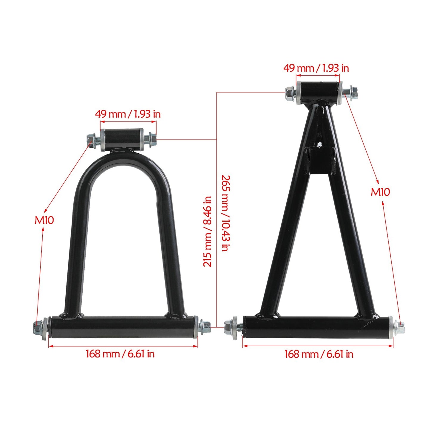 Front shock absorber rocker arm assembly suitable for all-terrain vehicles, four-wheeled bicycles, off-road vehicles, go-karts