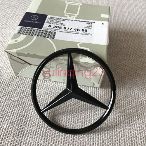 for Mercedes GLE W166 Rear Boot Cover Badge Star - Gloss Black A1668170016