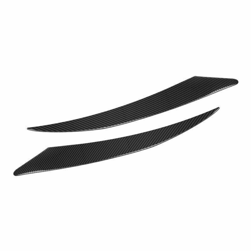 for Nissan Altima 2019-2022 Carbon Fiber Steel Front Headlight Lamp Eyebrow Trim