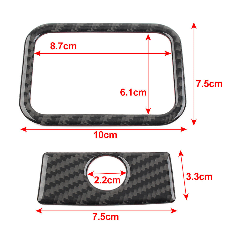 for Toyota for Land Cruiser Prado 2010-2018 2 Pcs Glove Box Switch Cover Trim