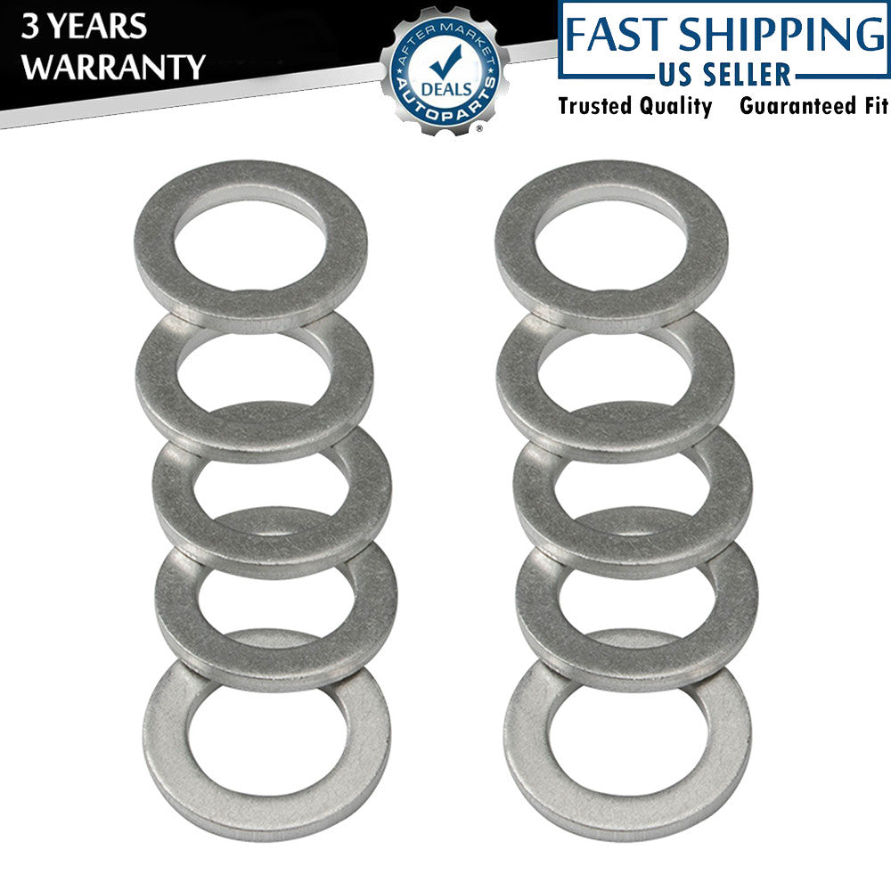 10x 94109-14000 Engine Oil Drain Plug Crush Gasket Washers for Honda for Acura