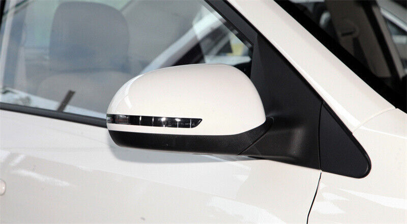 White Right Side Rearview Mirror Shell Cover Cap for Kia Pegas 2017 2018-2019