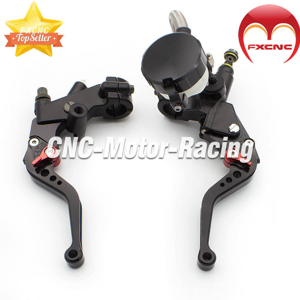 Motorcycle lever brake pump rod master cylinder clutch hydraulic universal