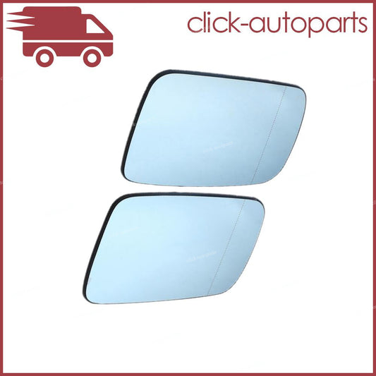 2Pcs Door Mirror Glass Heated Left Right Side Fit for BMW 3 7 Series E46 E65 E66