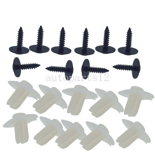 10 sets of mudguard mounting bolts and clips for Honda for Civic,CR-V, for Acura TL, Integra