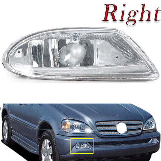 The right front bumper fog light is suitable for Mercedes-Benz W163 ML350 ML500 ML430.