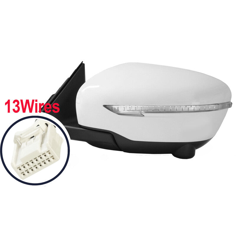 Left Side View Mirror with Turn Signal Fit for Nissan Rogue Camera Heated Power
