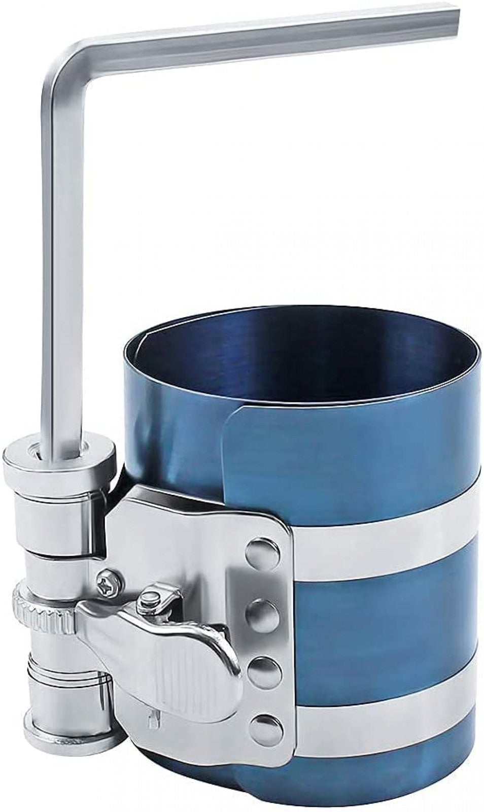 3¡± Piston Ring Compressor,Adjustable from 2¡±to 6.9¡±,Sprung mechanism,Blue