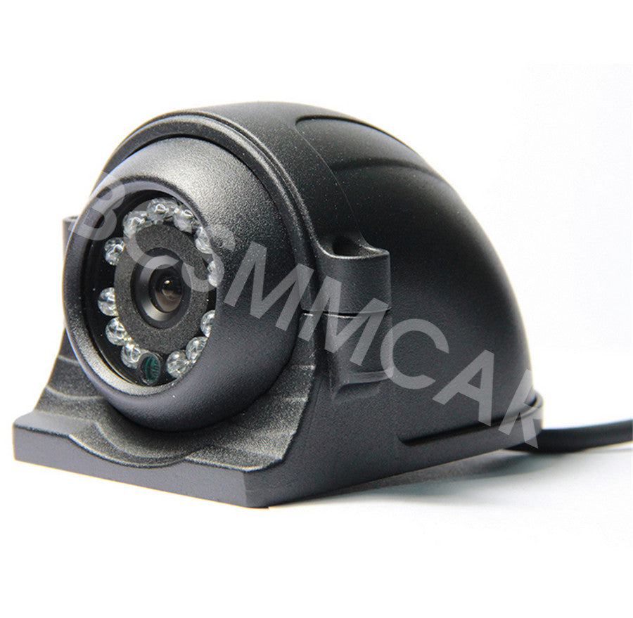 Black 4 PIN Dome CCD 12LED IR Reversing Rear View Camera Night Vision For Truck