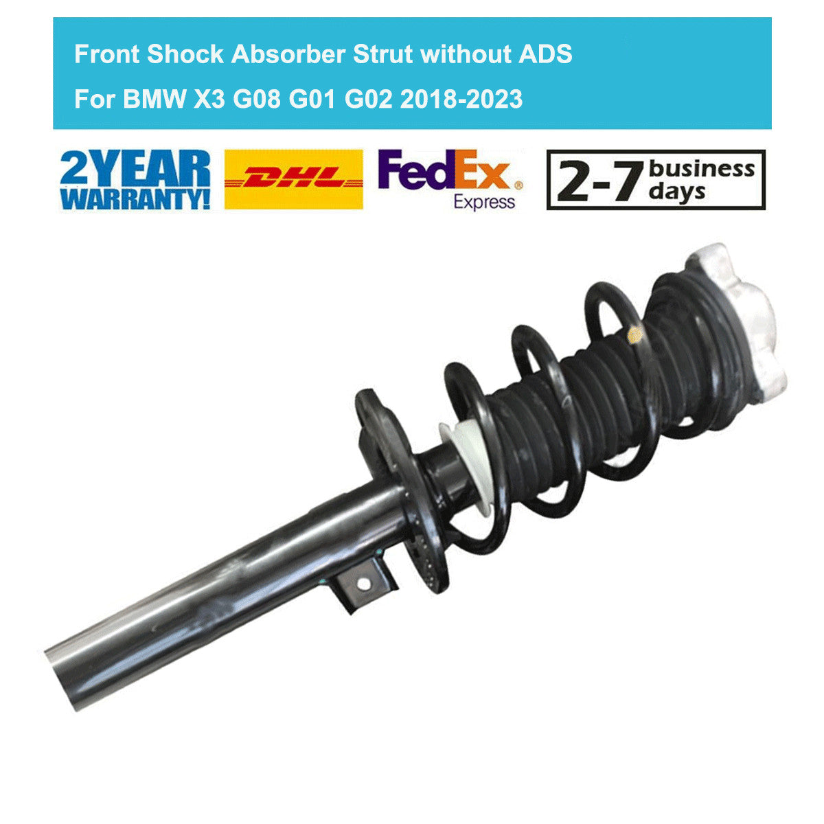 Front Left Shock Spring Strut Assembly w/o VDC for BMW X3 G08 G01 G02 2018-2022