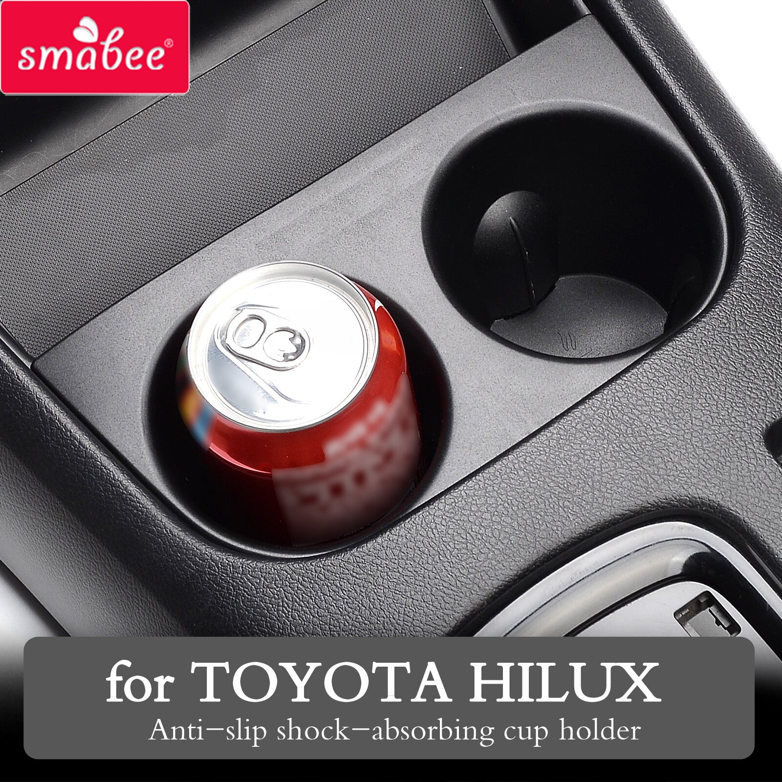 Water Cup Holder Storage Box for Toyota Hilux SR5 4x4 2015 - 2022 REVO Central