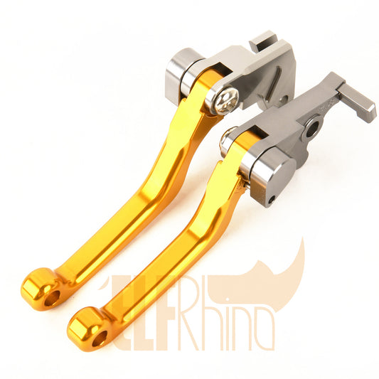 for Suzuki DR200S 2015-2020 Gold Clutch Brake Levers Pivot Dirt Bike 2019 2018