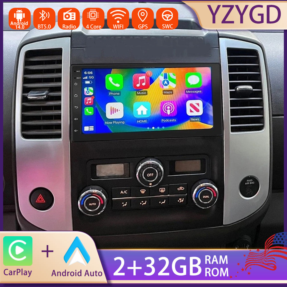 for Nissan Frontier 2010-2021 Android Carplay Car Radio GPS Stereo Player Screen