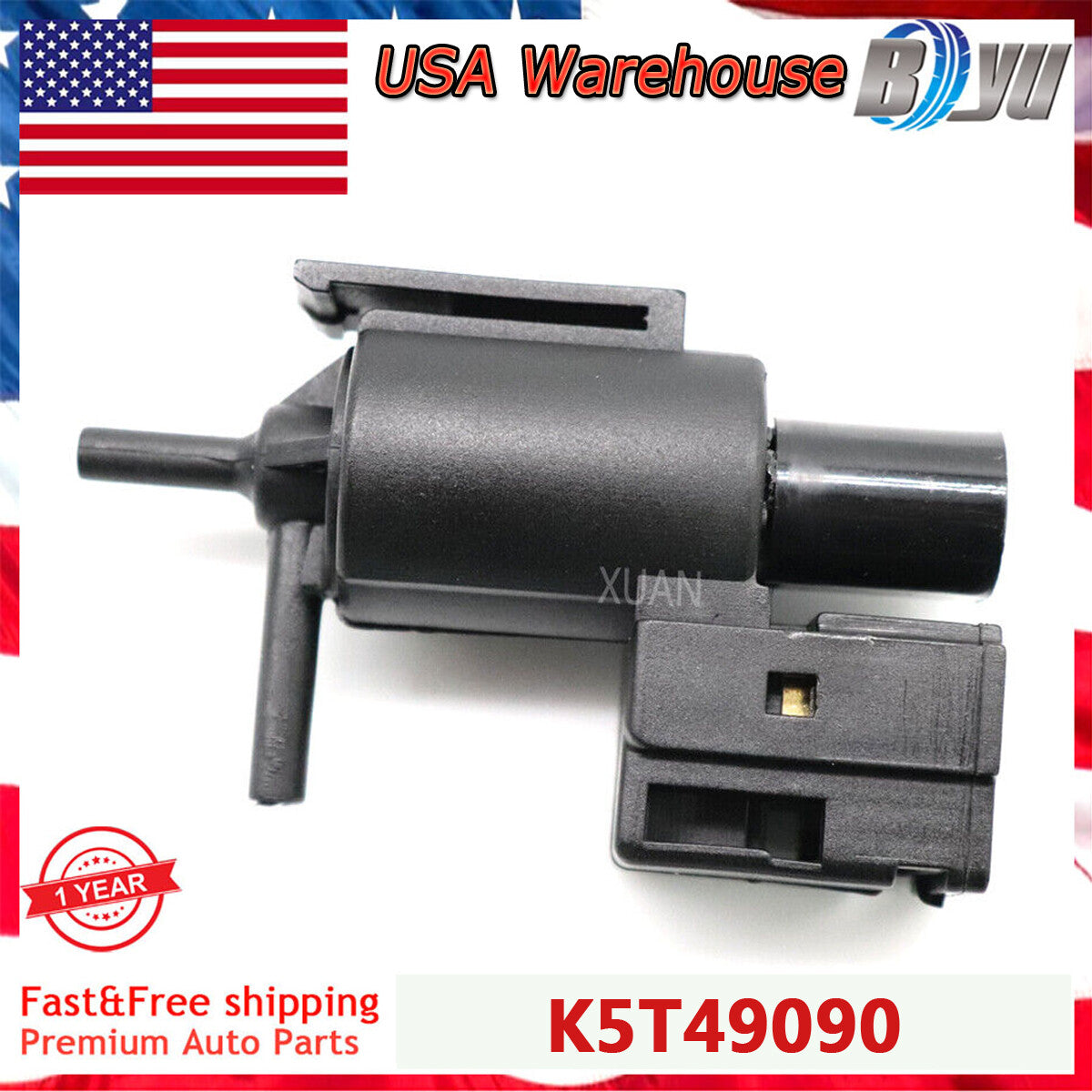 New Vacuum Switch Purge Valve Solenoid for Mazda 626 Protege RX-8 K5T49090