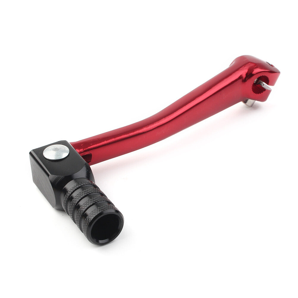 CNC Folding Gear Shifter Lever FIT Pit Dirt Bike 50cc-160cc XR50 KLX110 CRF Red